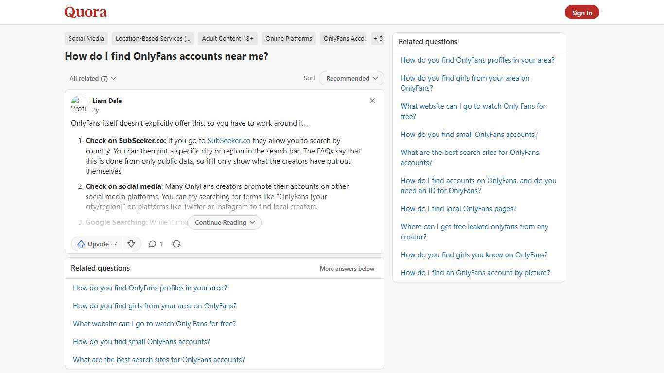 How to find OnlyFans accounts near me - Quora